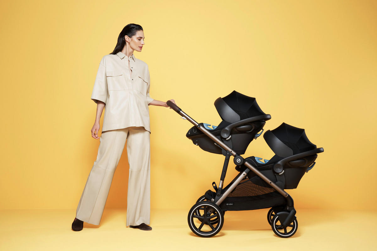 DJEČJA KOLICA  GAZELLE S  - tamno plava/srebrne boje, Basics, tekstil/metal (93-106/65/100-110cm) - Cybex