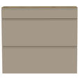 HÄNGESCHUHSCHRANK 110/97/33 cm  - Taupe/Eichefarben, Design, Holzwerkstoff (110/97/33cm) - Moderano