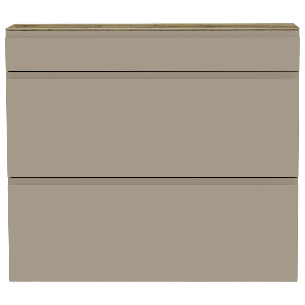Thumbnail - Moderano Schuhkipper Gardasee, Taupe, Eiche, Holzwerkstoff, 2 Fächer, 1 Schubladen, 110x97x33 cm, Typenauswahl, Beimöbel...