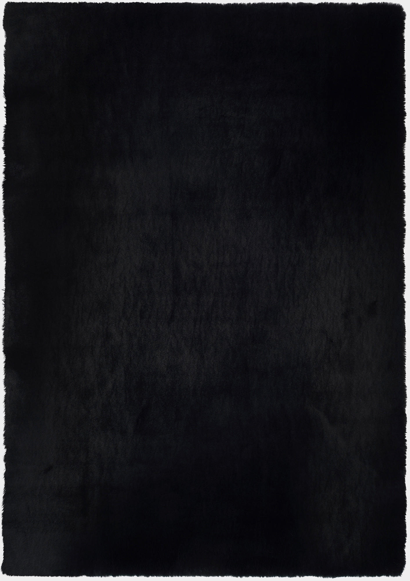 HOCHFLORTEPPICH 80/150 cm Silky Haven Schwarz  - Schwarz, Basics, Textil (80/150cm) - Novel