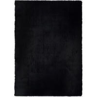 HOCHFLORTEPPICH 80/150 cm Silky Haven Schwarz  - Schwarz, Basics, Textil (80/150cm) - Novel