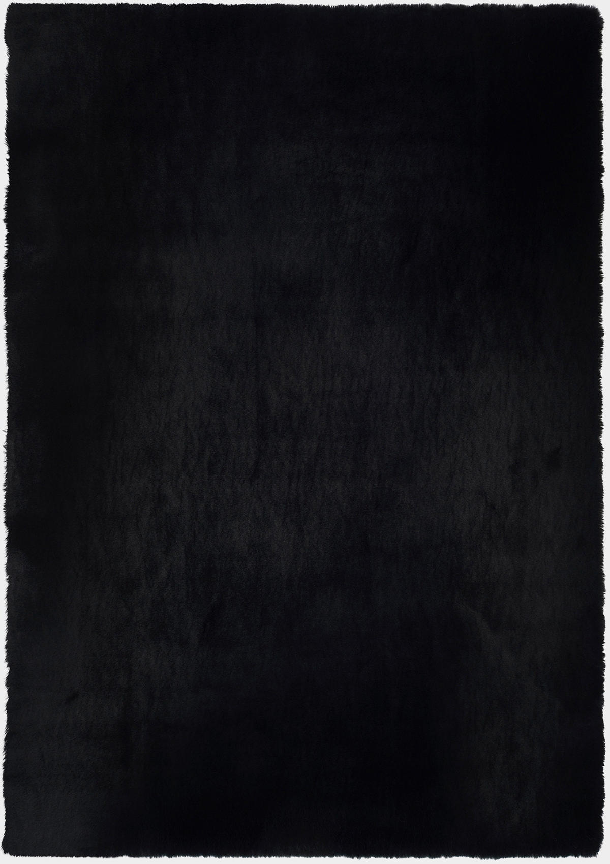 HOCHFLORTEPPICH 80/150 cm Silky Haven Schwarz  - Schwarz, Basics, Textil (80/150cm) - Novel