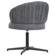 STUHL - Schwarz/Grau, Design, Textil/Metall (63/82/65cm) - Novel