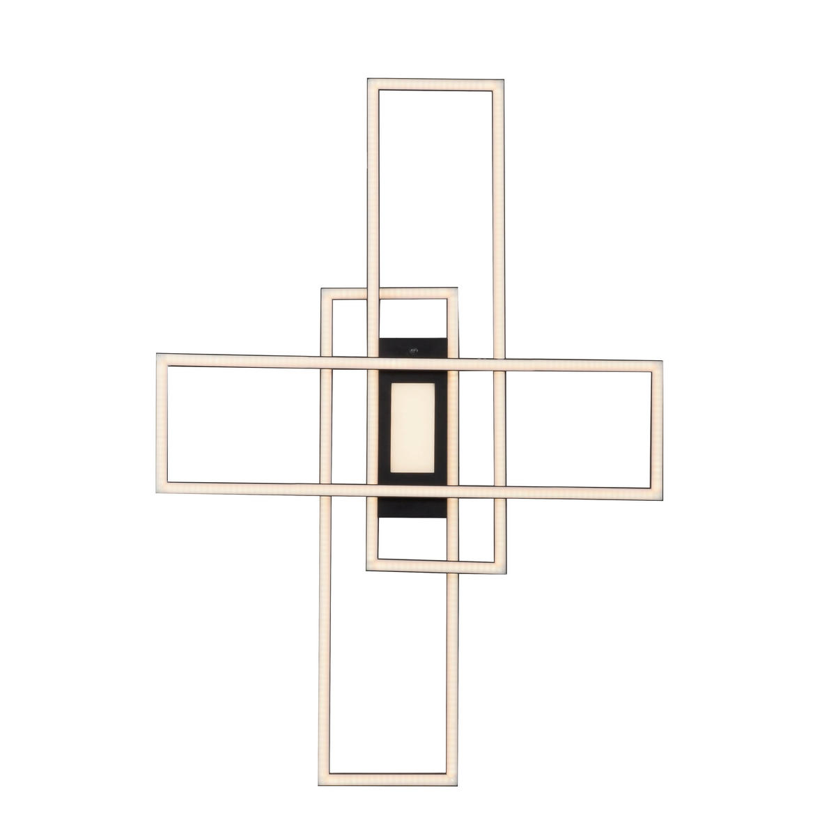 LED SVJETILJKA STROPNA Asmin  - crna, Trend, metal/plastika (99,2/69,4/5,1cm)