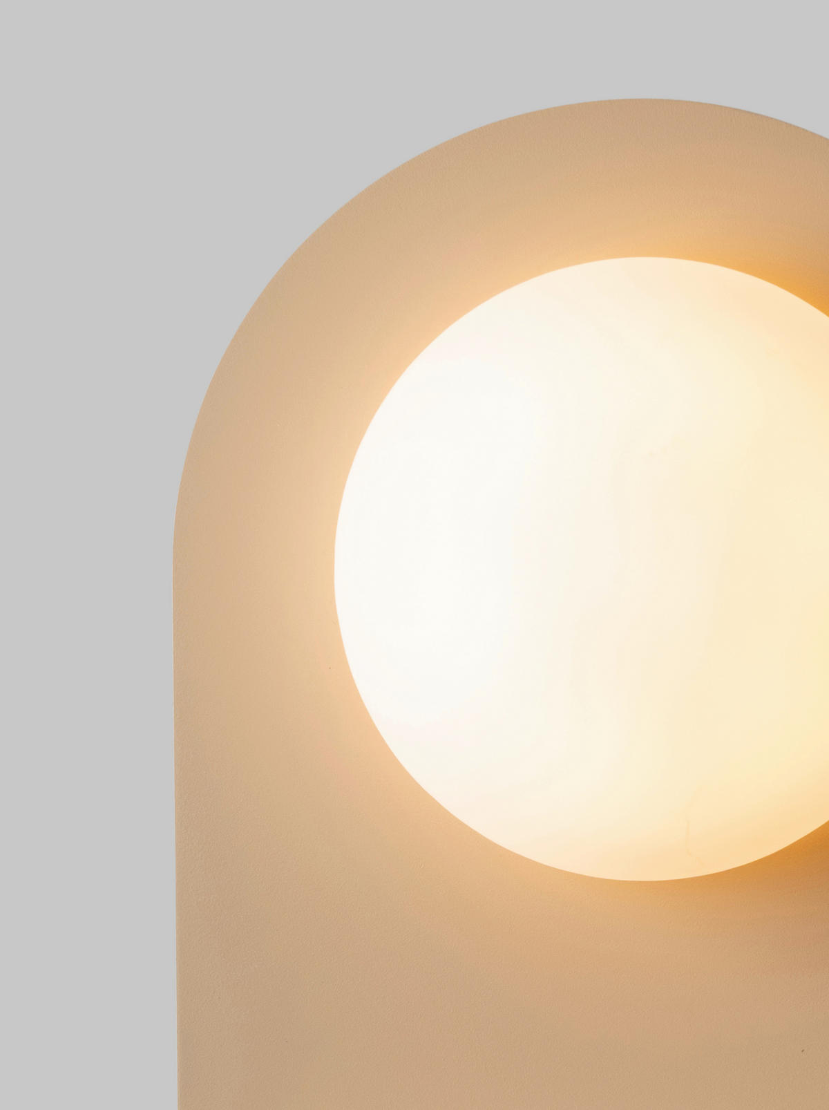 WANDLEUCHTE It's about RoMi 13,2/20/34 cm   - Beige, Design, Glas/Metall (13,2/20/34cm) - It's about Romi