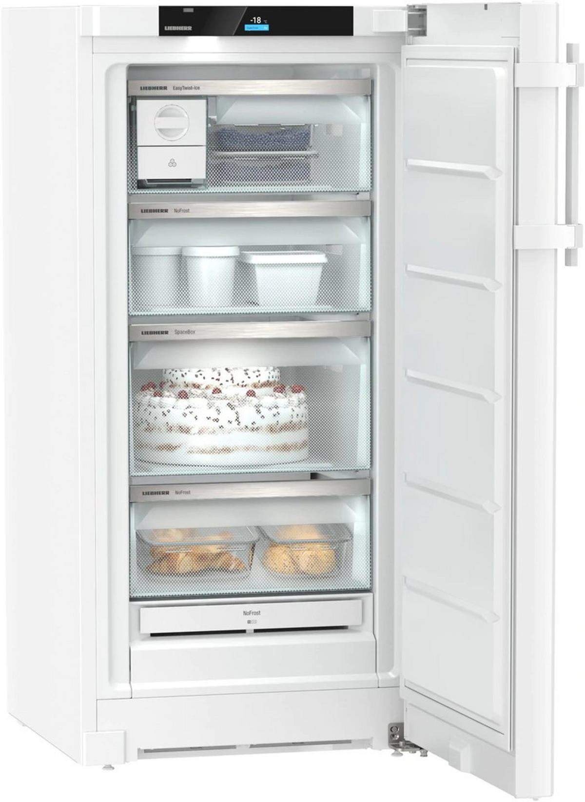 GEFRIERSCHRANK FNB425I  - Weiß, Basics, Metall (59,7/125,5/67,5cm) - Liebherr