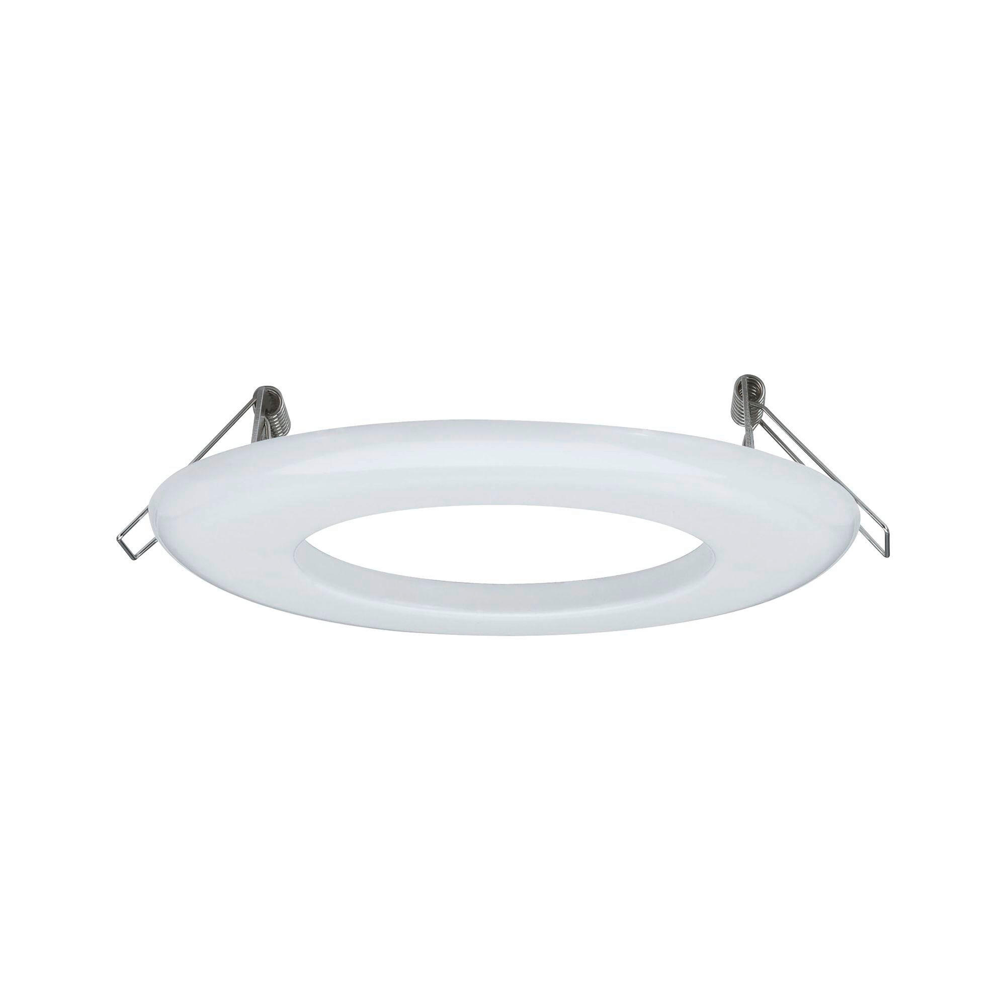 EINBAURAHMEN 13 cm  - Weiß, Basics, Metall (13cm) - Paulmann