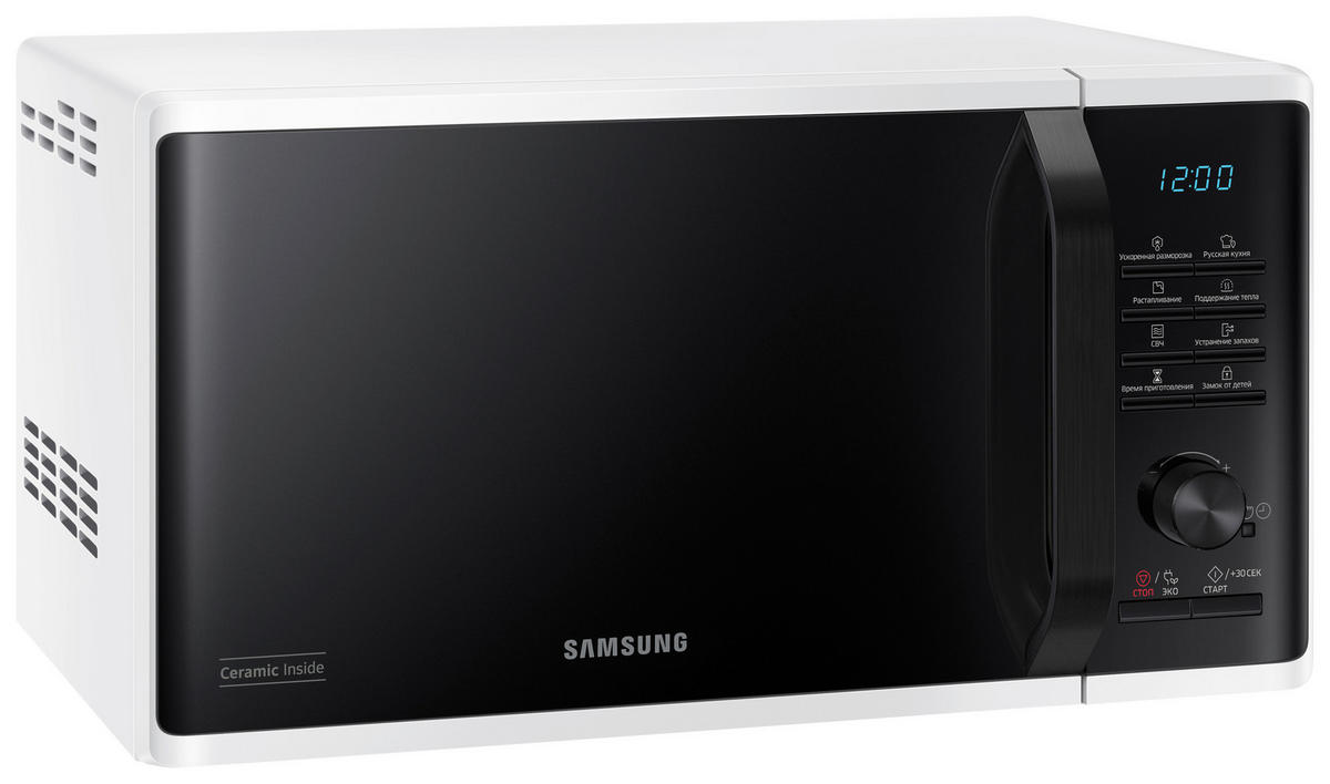 MIKROWELLE MS23K3515AW/SW  - Weiss, Basics, Keramik (27,5/48,9/37.4cm) - Samsung