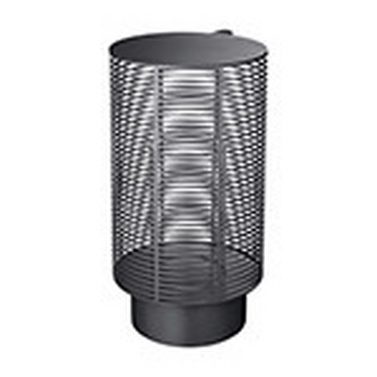 LATERNE - Dunkelgrau, Basics, Metall (26/48cm) - Blomus