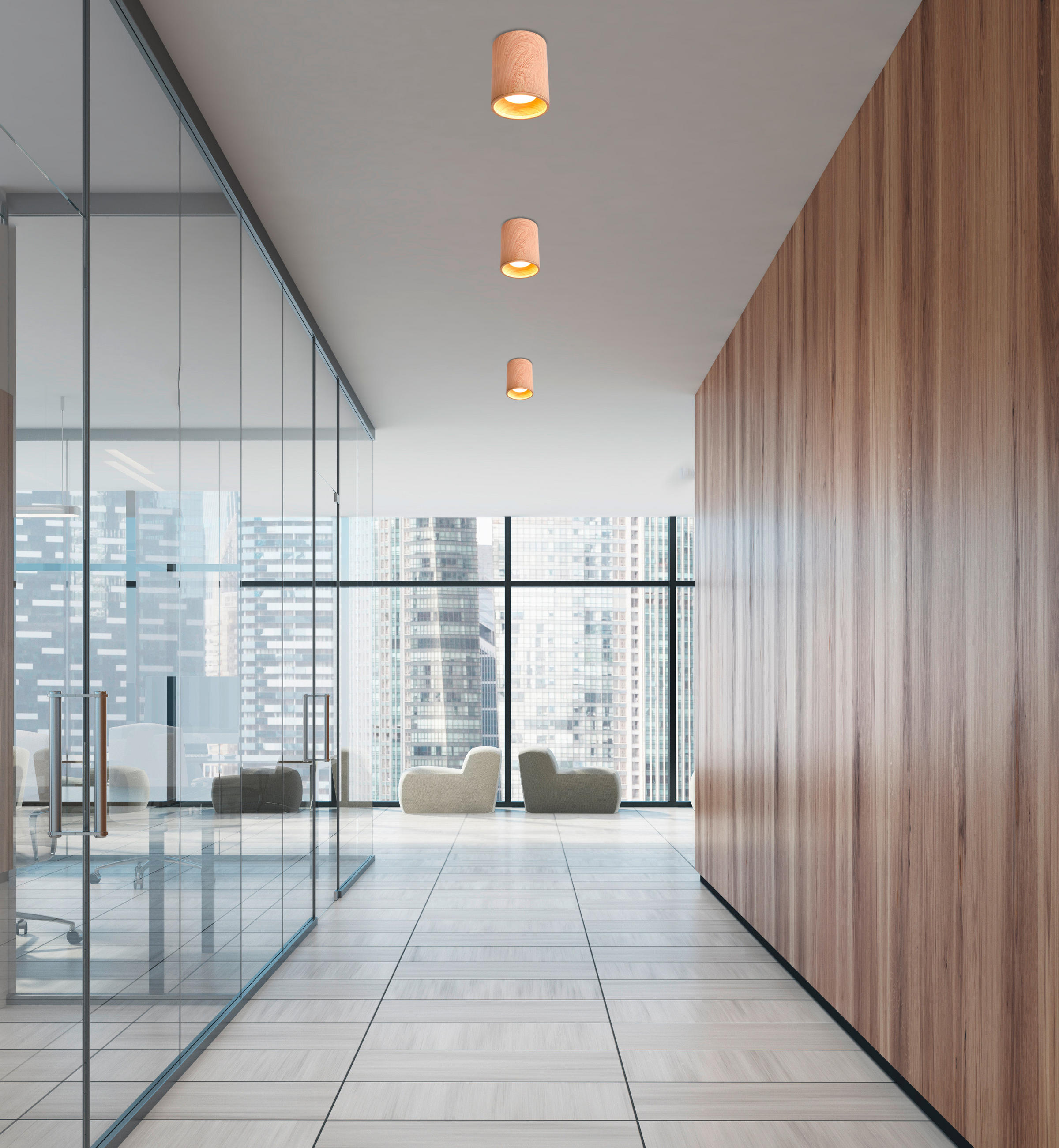 DECKENLEUCHTE    7.9/7.9/10 cm  - Buchefarben, Natur, Metall (7.9/7.9/10cm)