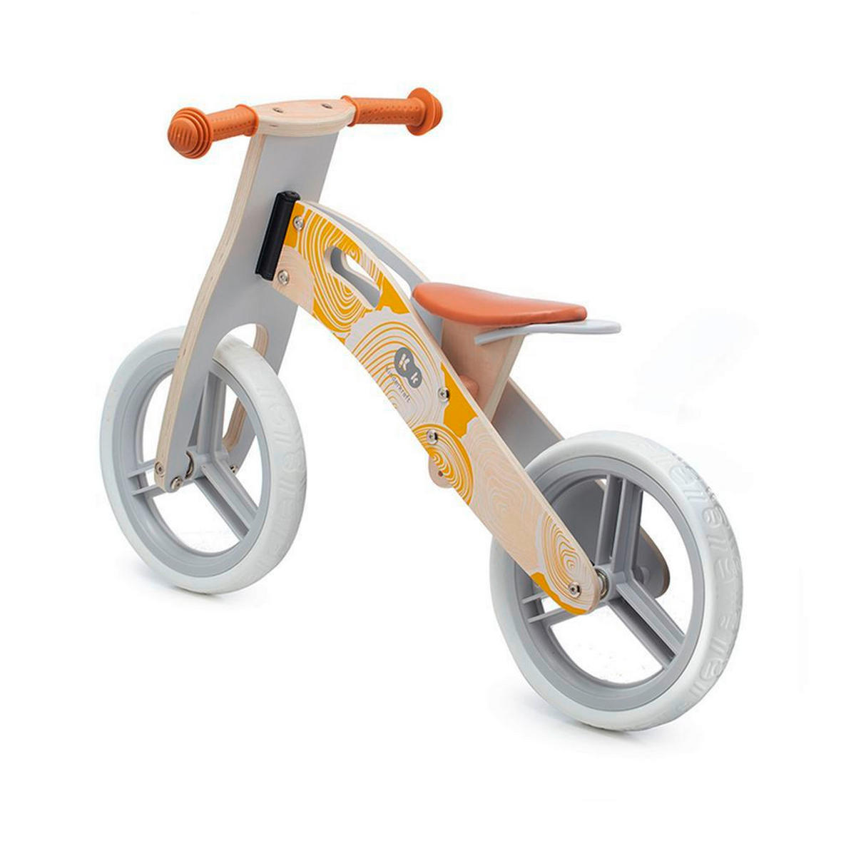 BICIKL GURALICA  RUNNER  - narančasta/siva, Basics, drvo/metal (38/54/83cm) - kinderkraft