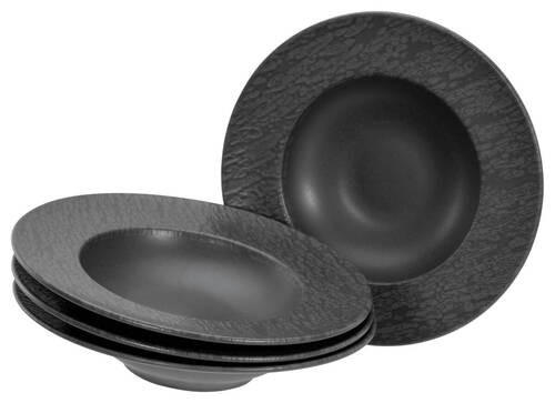 PASTATELLER Steinzeug 4-teilig  - Anthrazit, Trend, Keramik (27cm) - Creatable