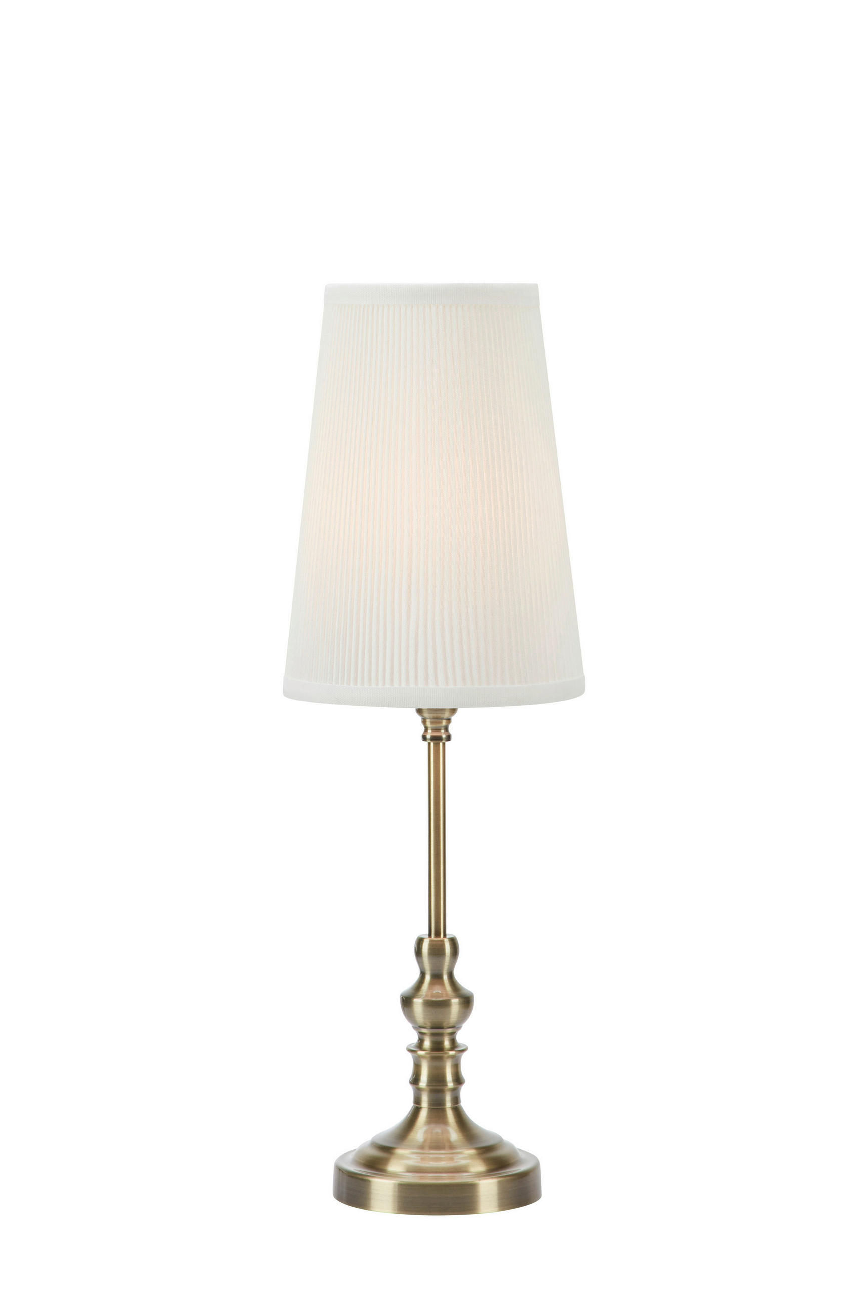 TISCHLEUCHTE NOBLE 18/56 cm   - Messingfarben/Creme, Design, Textil/Metall (18/56cm) - Markslöjd