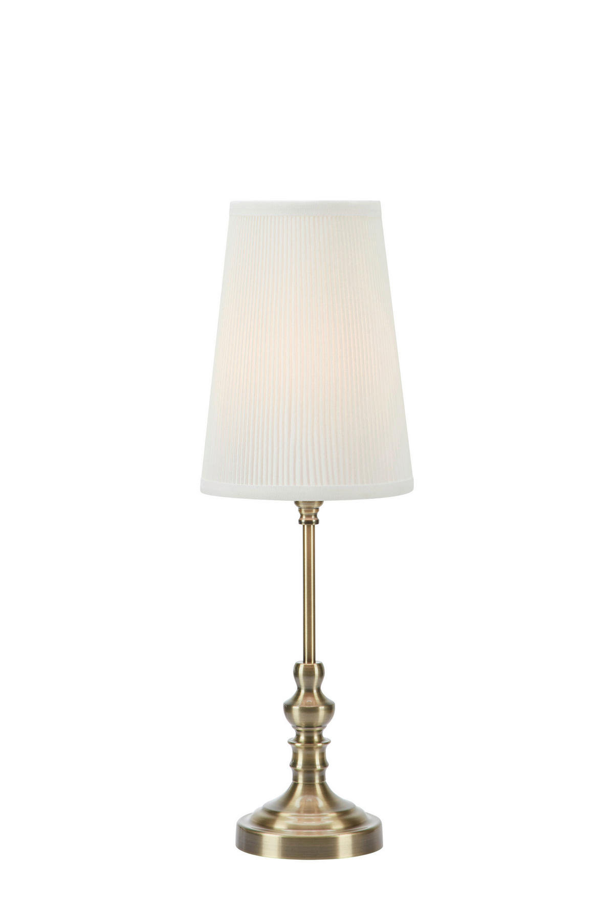 TISCHLEUCHTE Skandinavisch 18/56 cm  - Messingfarben/Creme, Design, Textil/Metall (18/56cm) - Markslöjd