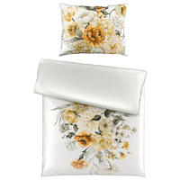 WENDEBETTWÄSCHE VALENTINA Satin 140/200 cm  - Weiß, KONVENTIONELL, Textil (140/200cm) - Esposa