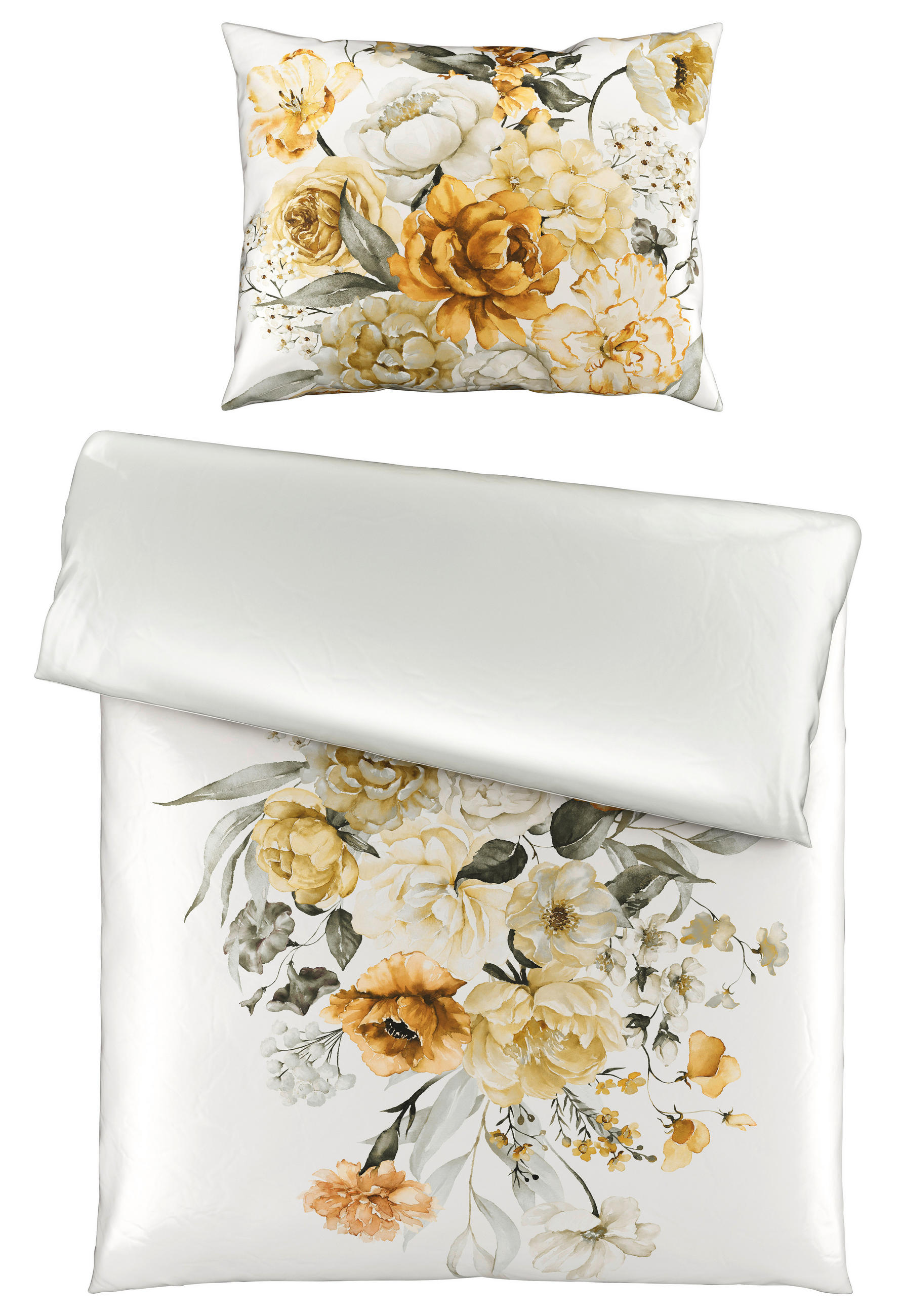 Esposa OBOUSTRANNÉ POVLEČENÍ, satén, bílá, 140/200 cm