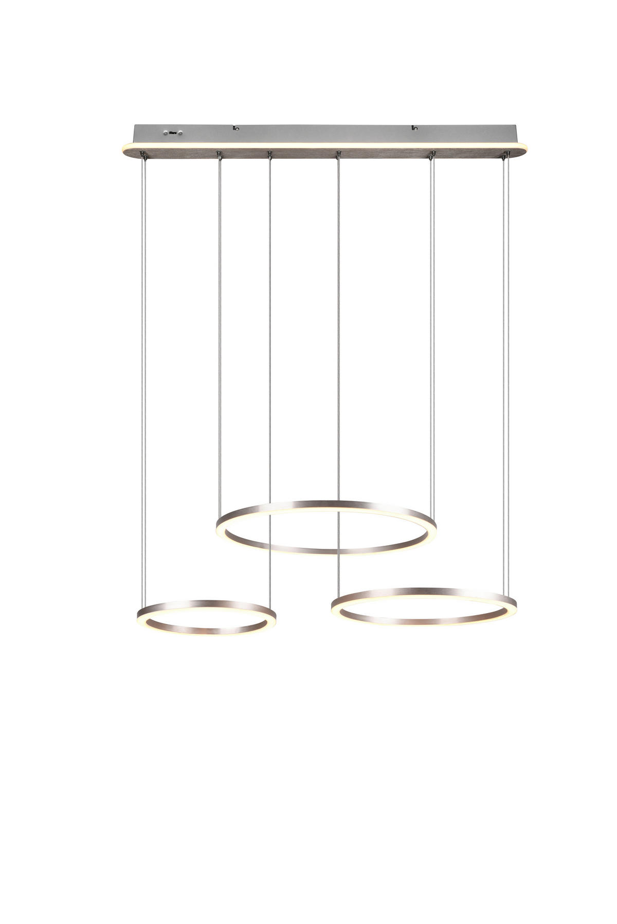 LED SVJETILJKA VISEĆA   90/150/50 cm     Morrison  - boje nikla, Design, metal (90/150/50cm)