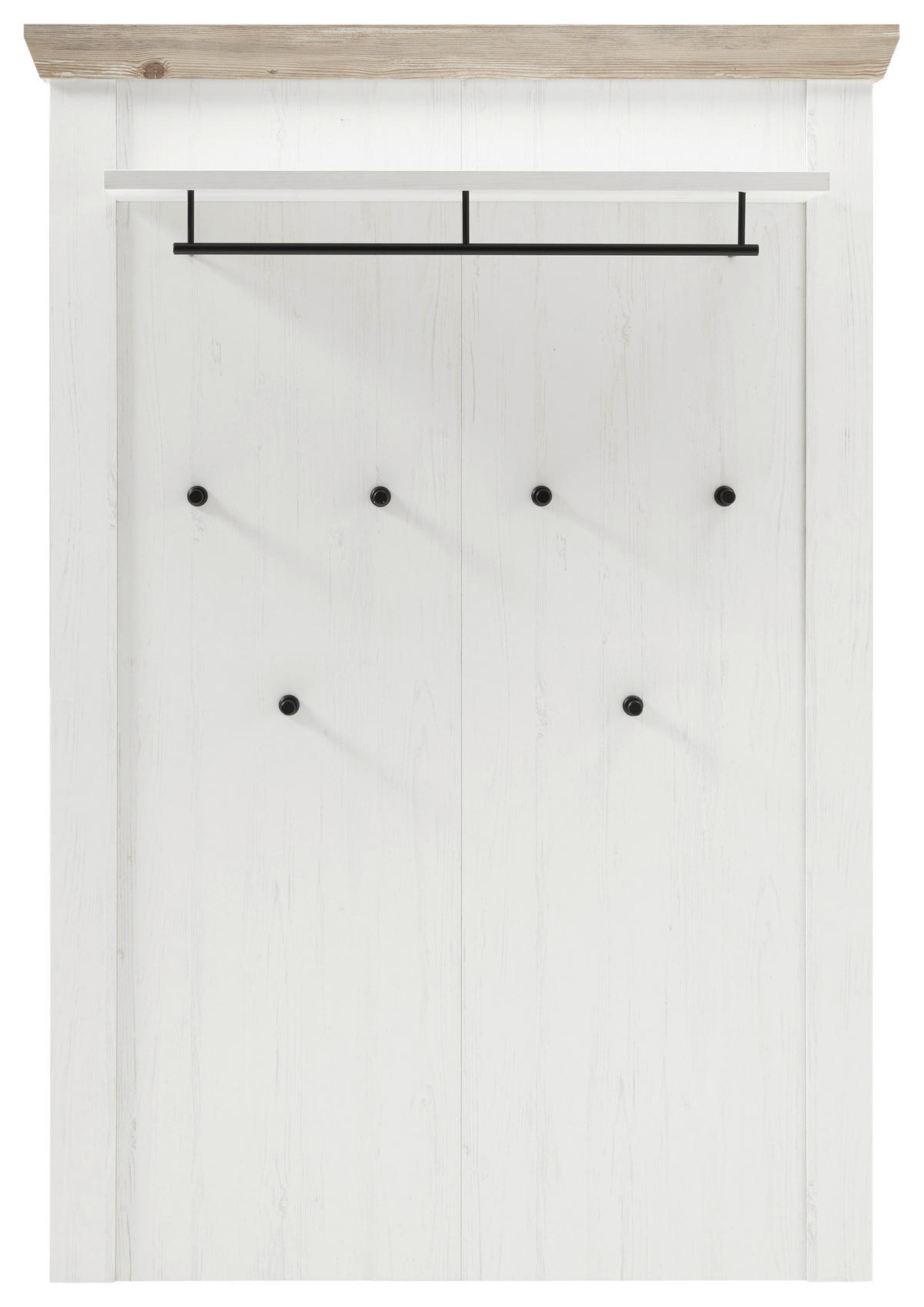 GARDEROBENPANEEL  in  - Hellbraun/Pinienfarben, Design, Holzwerkstoff (107/153/27cm) - MID.YOU