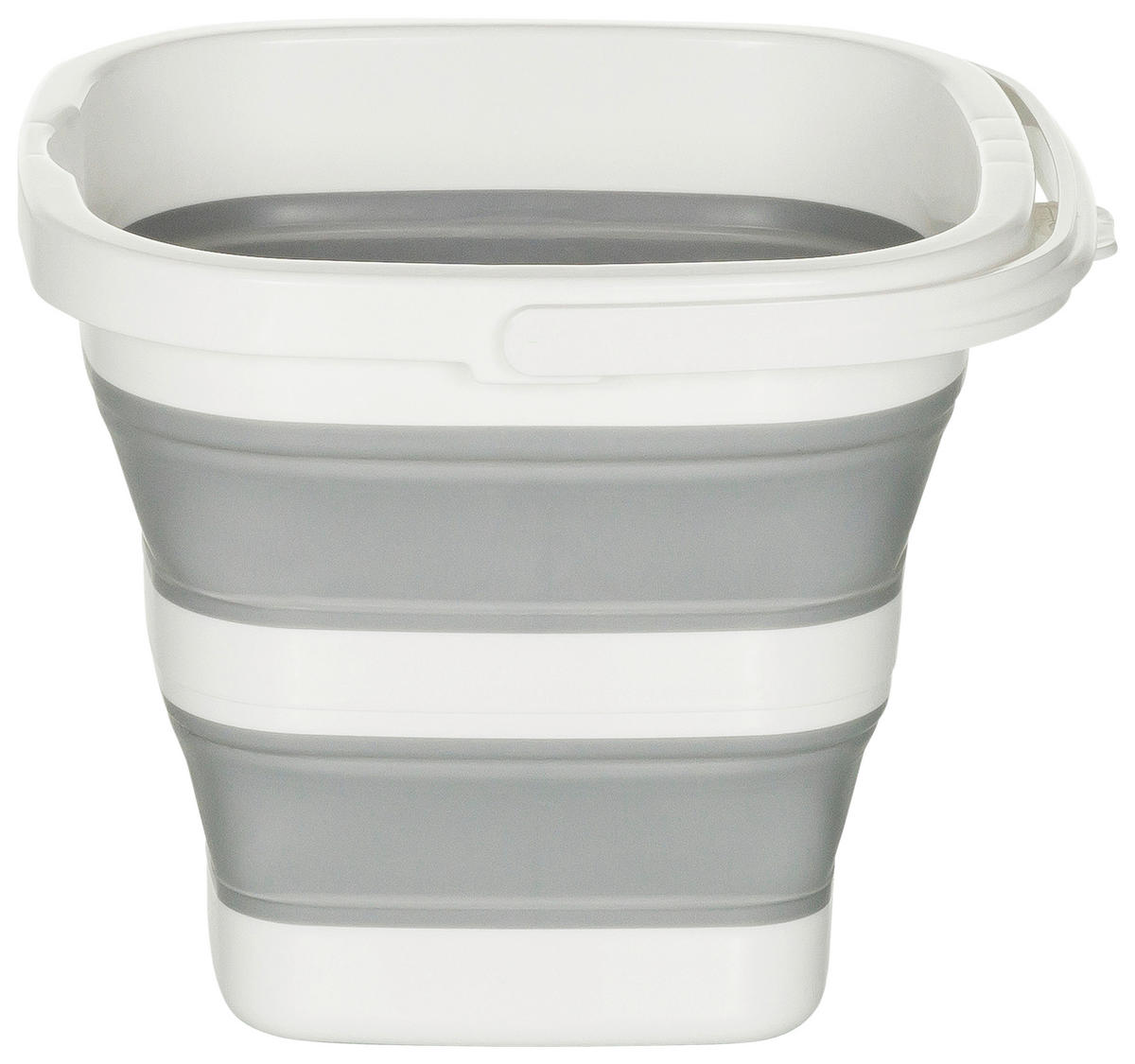 EIMER  - Weiß/Grau, Basics, Kunststoff (23/20/23cm) - MID.YOU