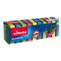 Tvättsvamp 10-pack, Vileda - multicolor, Basics, plast (30/8,5/5,8cm) - Best Price