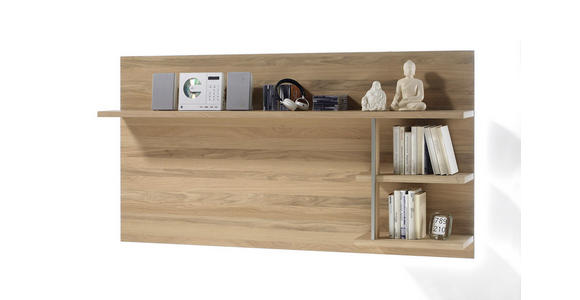 WANDBOARD in 184/96/29 cm Eichefarben - Eichefarben, KONVENTIONELL, Holz/Metall (184/96/29cm) - Cantus