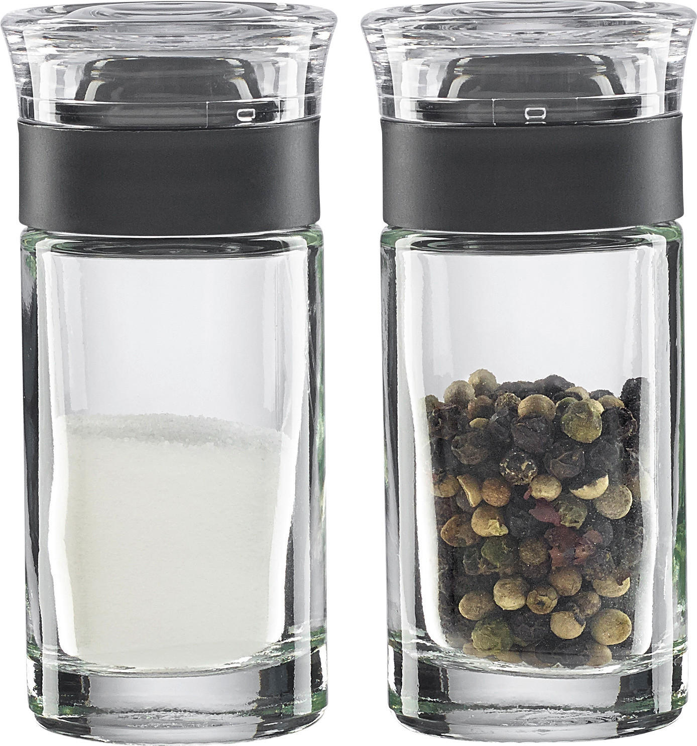 SALT-& PEPPARSTRÖARE    - klar, Basics, glas (8,9/9,1/4,3cm) - Leonardo