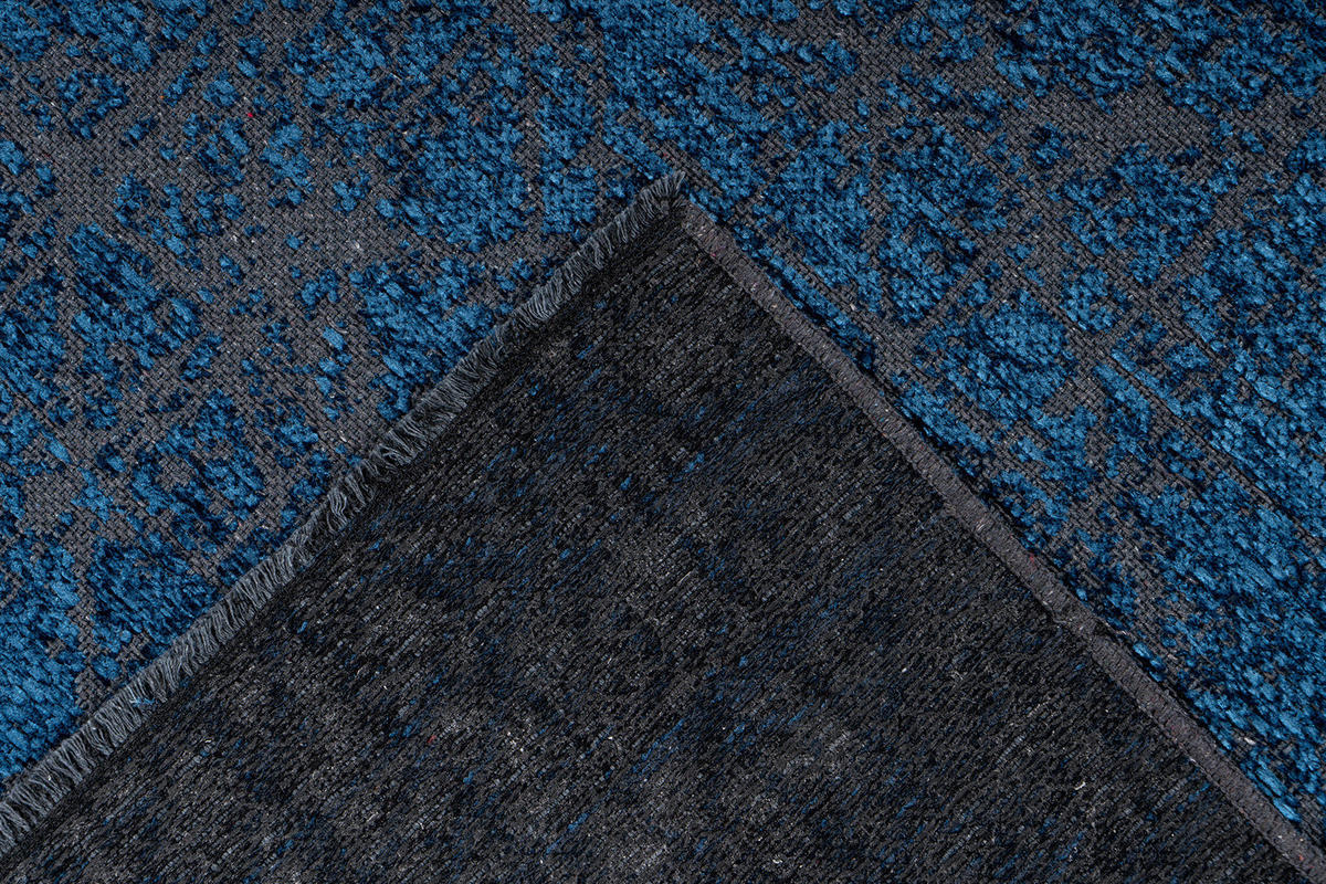 KOBEREC TKANÝ NA PLOCHO, 160/230 cm, modrá - modrá, Konvenční, textil (160/230cm)