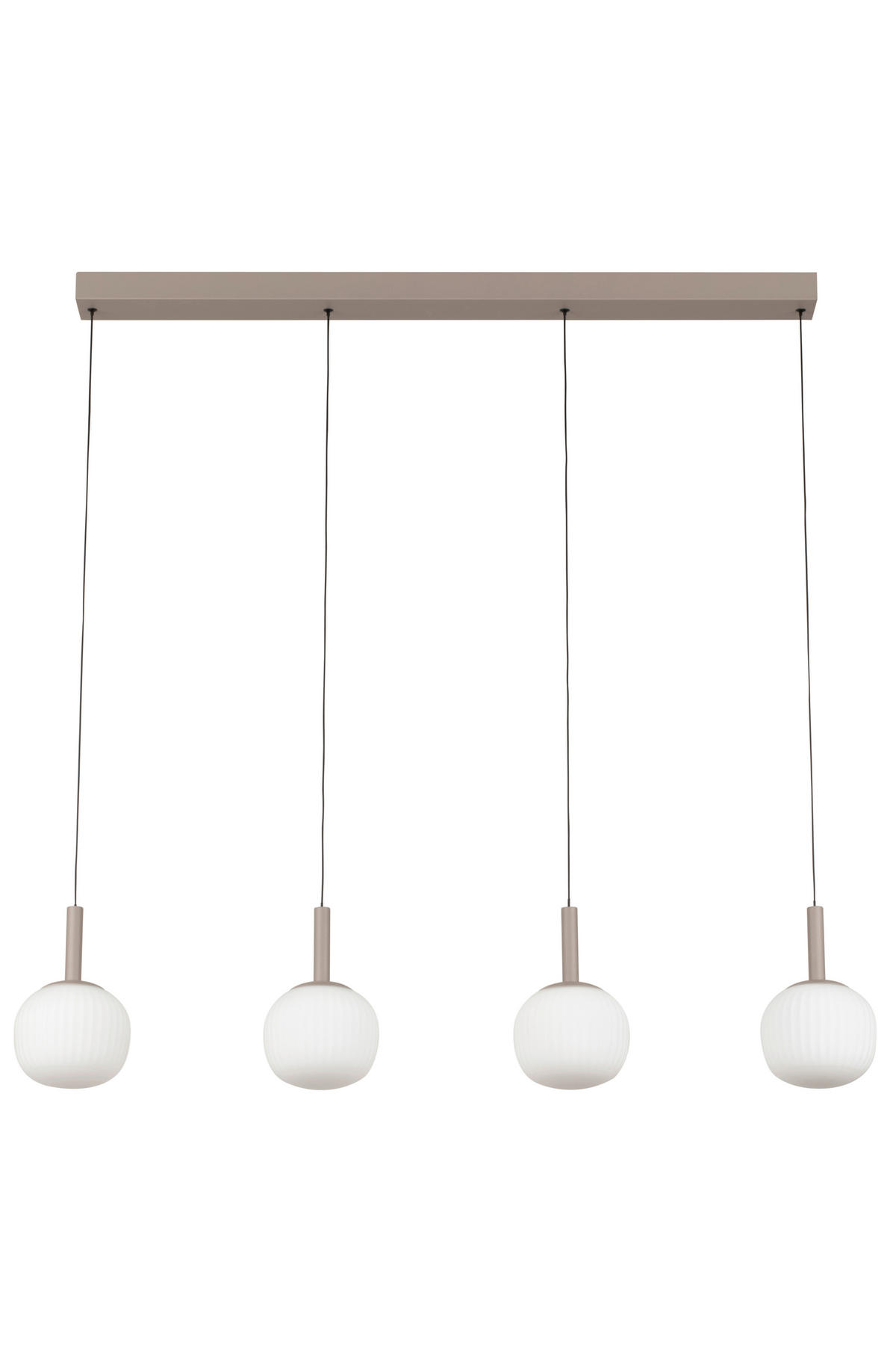 LED-HÄNGELEUCHTE 114/15/150 cm    - Weiss, Design, Glas/Metall (114/15/150cm) - Novel