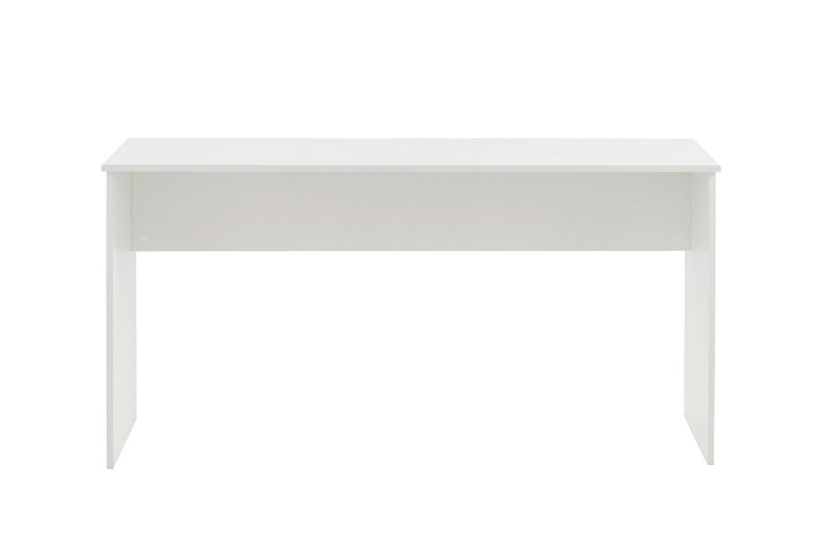 SCHREIBTISCH 144/73,6/65 cm Weiß  - Weiß, MODERN, Holzwerkstoff (144/73,6/65cm) - MID.YOU