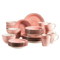KOMBISERVICE Koralle 30-teilig Lumaca  - Koralle, Basics, Keramik (60/32/32cm) - Mäser