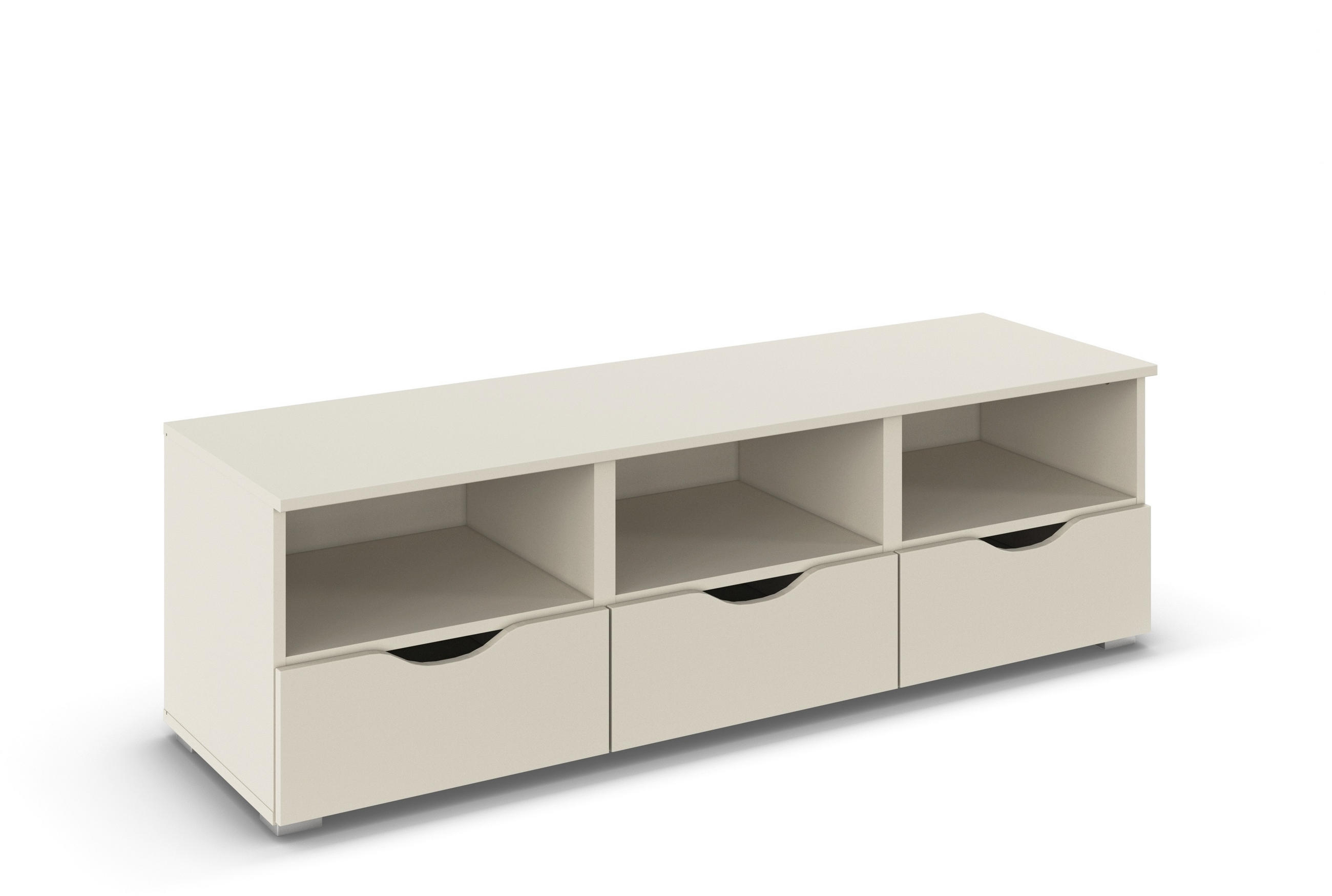LOWBOARD  in 140/43/42 cm  - Champagner/Silberfarben, Basics, Holzwerkstoff (140/43/42cm) - Boxxx
