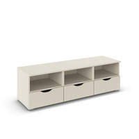 LOWBOARD  in 140/43/42 cm  - Champagner/Silberfarben, Basics, Holzwerkstoff (140/43/42cm) - Boxxx