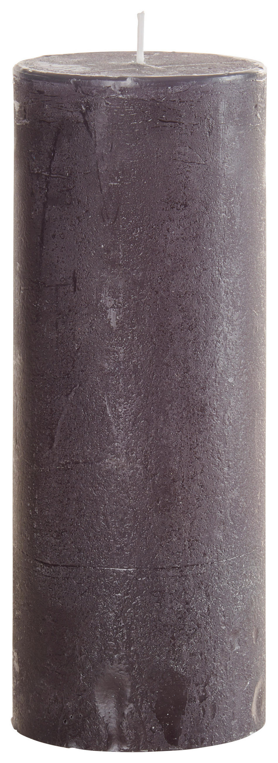 STUMPENKERZE 7,8/20 cm  - Anthrazit, Basics (7,8/20cm) - Steinhart