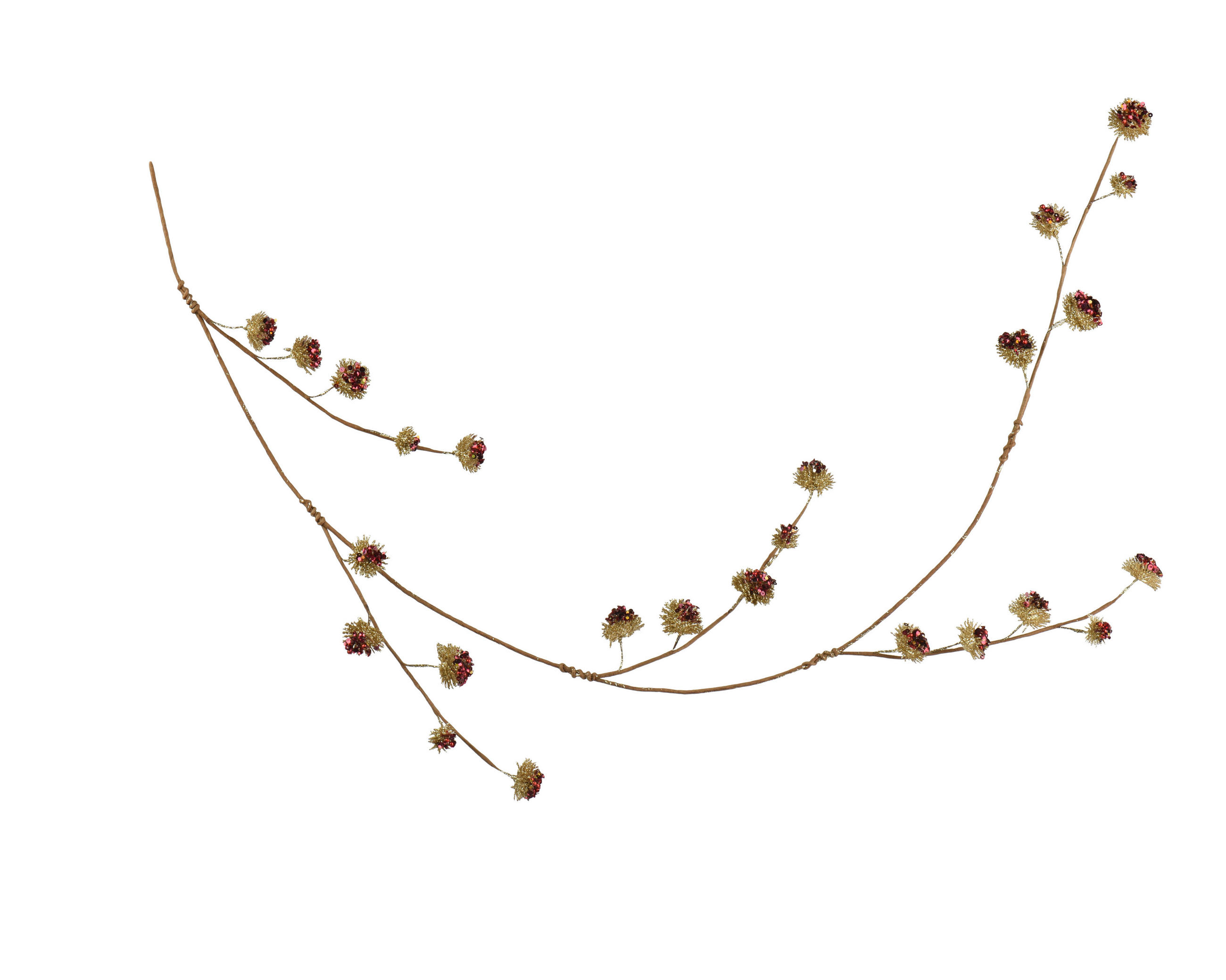 GIRLANDE  - Rot, Basics, Kunststoff (130cm)
