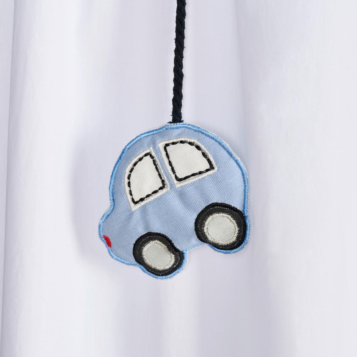 BALDACHIN - Blau/Weiß, Basics, Holz/Textil (60/240cm) - Patinio