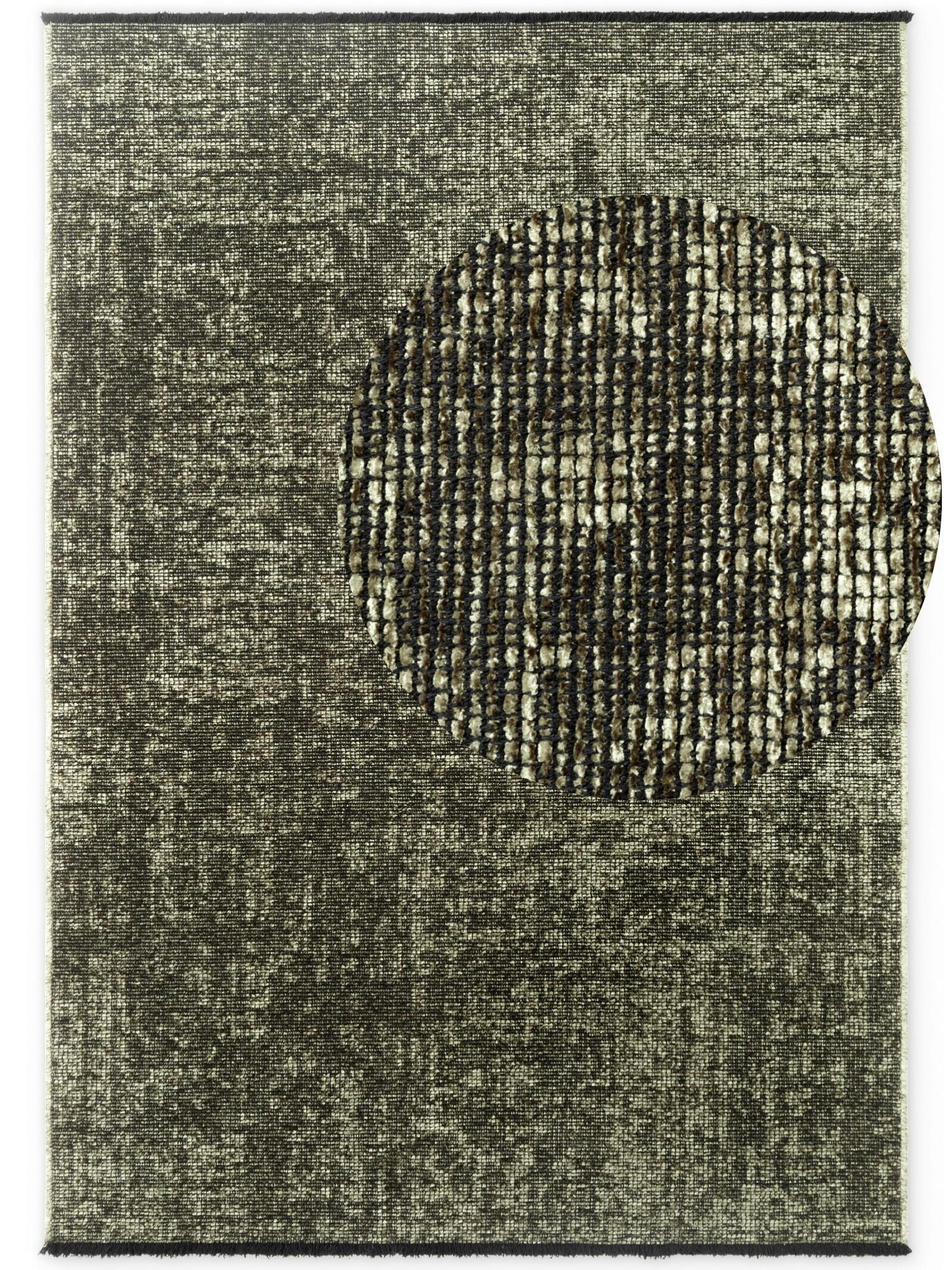 TEPPICH 80/150 cm Brilliance Grün  - Grün, KONVENTIONELL, Kunststoff/Textil (80/150cm) - Elle Decoration