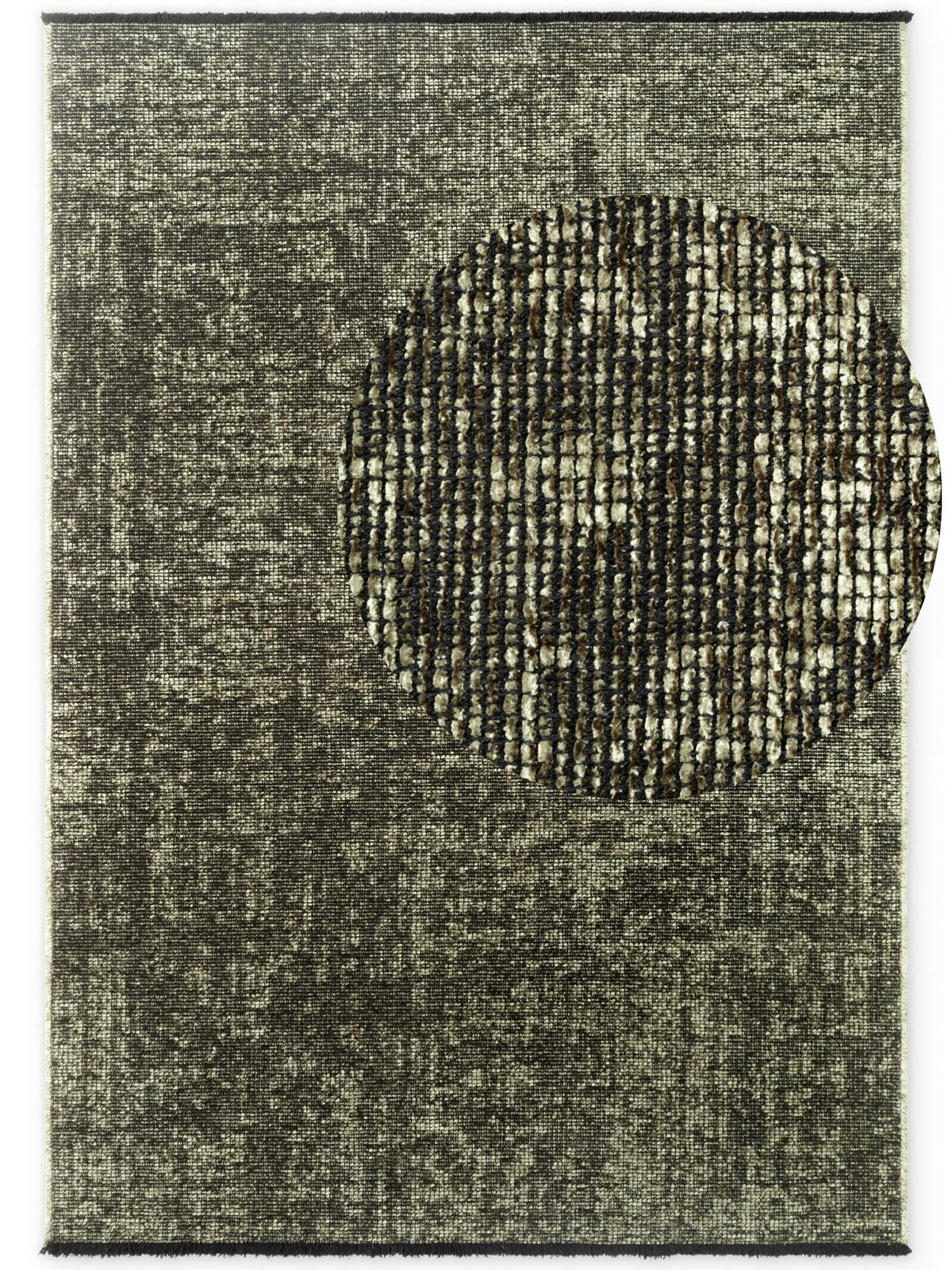 TEPPICH 80/150 cm Brilliance Grün  - Grün, KONVENTIONELL, Kunststoff/Textil (80/150cm) - Elle Decoration