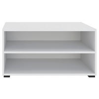 REGÁL, biela, 91/45/40 cm - čierna/biela, Konventionell, kompozitné drevo/plast (91/45/40cm) - Hom`in