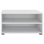 REGAL  91/45/40 cm Weiß  - Schwarz/Weiß, KONVENTIONELL, Holzwerkstoff/Kunststoff (91/45/40cm) - Hom`in