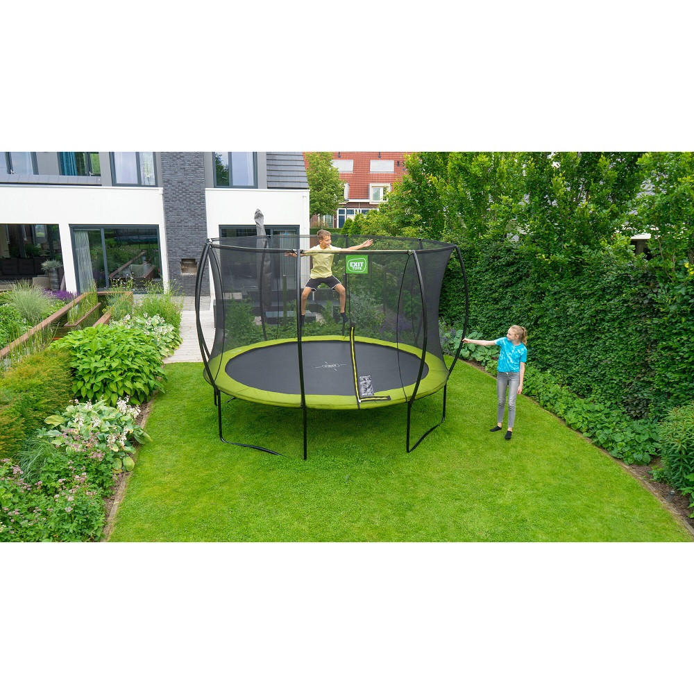 TRAMPOLIN  - Grün, KONVENTIONELL, Kunststoff/Metall (273/228cm) - EXIT Toys