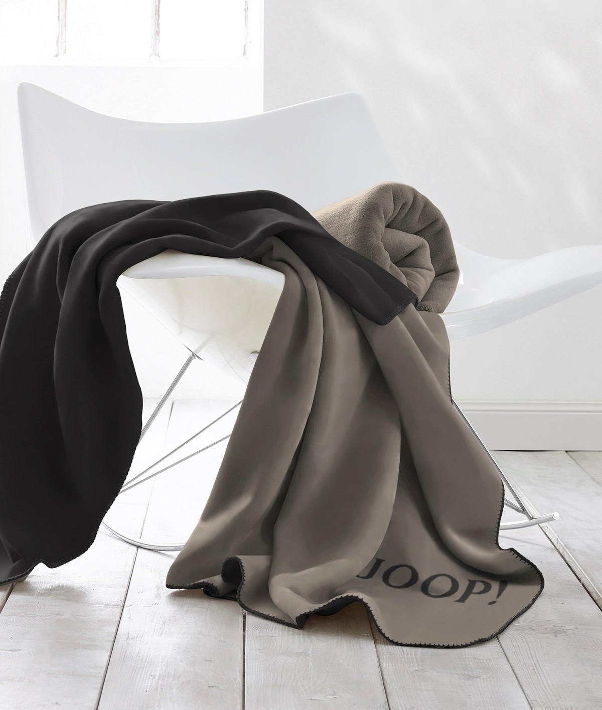 ODEJA  UNI DOUBLEFACE  150/200 cm       temno rjava, svetlo rjava  - svetlo rjava/temno rjava, Konvencionalno, tekstil (150/200cm) - Joop!