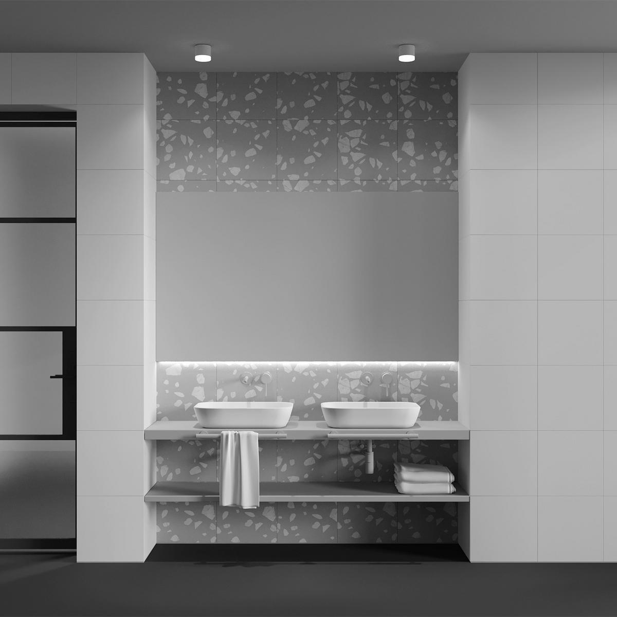 DECKENLEUCHTE  8,2/7 cm    - Weiss, Design, Kunststoff/Metall (8,2/7cm) - MAYTONI