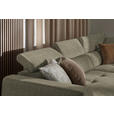 ECKSOFA in Struktur Hellbraun  284/205 cm  - Hellbraun/Schwarz, Design, Kunststoff/Textil (284/205cm) - Xora