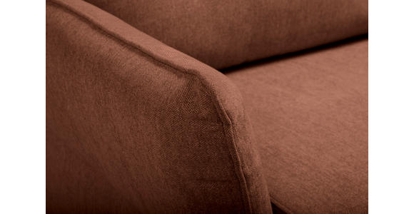 SCHLAFSOFA Webstoff Rostfarben  - Rostfarben/Schwarz, KONVENTIONELL, Kunststoff/Textil (220/89/104cm) - Carryhome