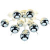 DECKENLEUCHTE EXPLOSION 57/38 cm   - Klar/Chromfarben, Design, Glas/Metall (57/38cm) - Näve