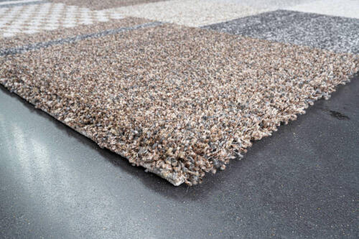 WEBTEPPICH 80/150 cm Mehari Creme, Grau, Grün  - Creme/Grau, KONVENTIONELL, Kunststoff/Textil (80/150cm) - Novel