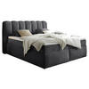 BOXSPRINGBETT 200/220 cm  in Anthrazit  - Anthrazit/Schwarz, LIFESTYLE, Holzwerkstoff/Kunststoff (200/220cm) - Boxxx