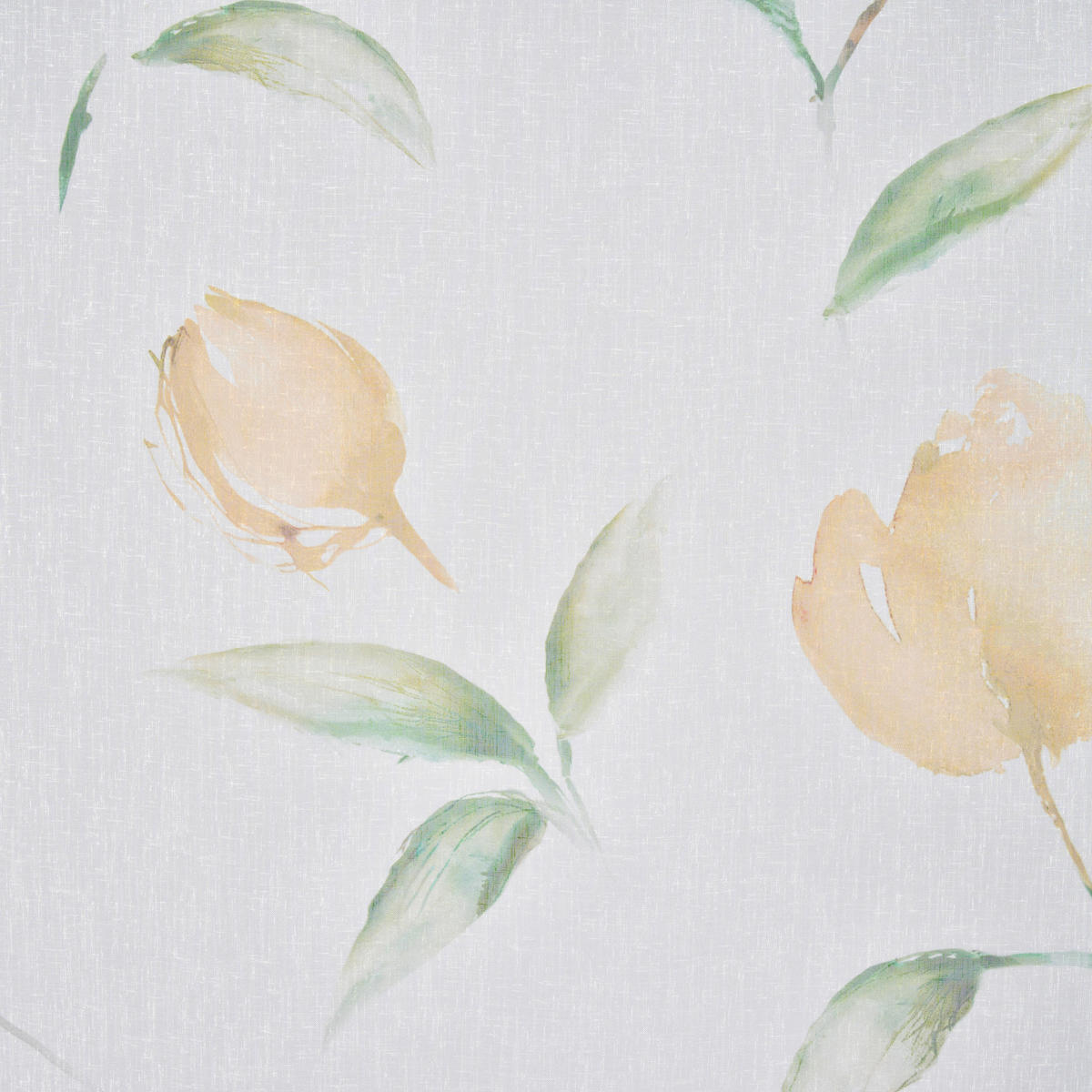 KÉSZFÜGGÖNY áttetsző  - sárga/többszínű, Konventionell, textil (140/245cm) - Esposa