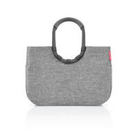 EINKAUFSKORB Loopshopper L twist silver 25 L  - Grau, Basics, Kunststoff/Textil (46/34,5cm) - Reisenthel