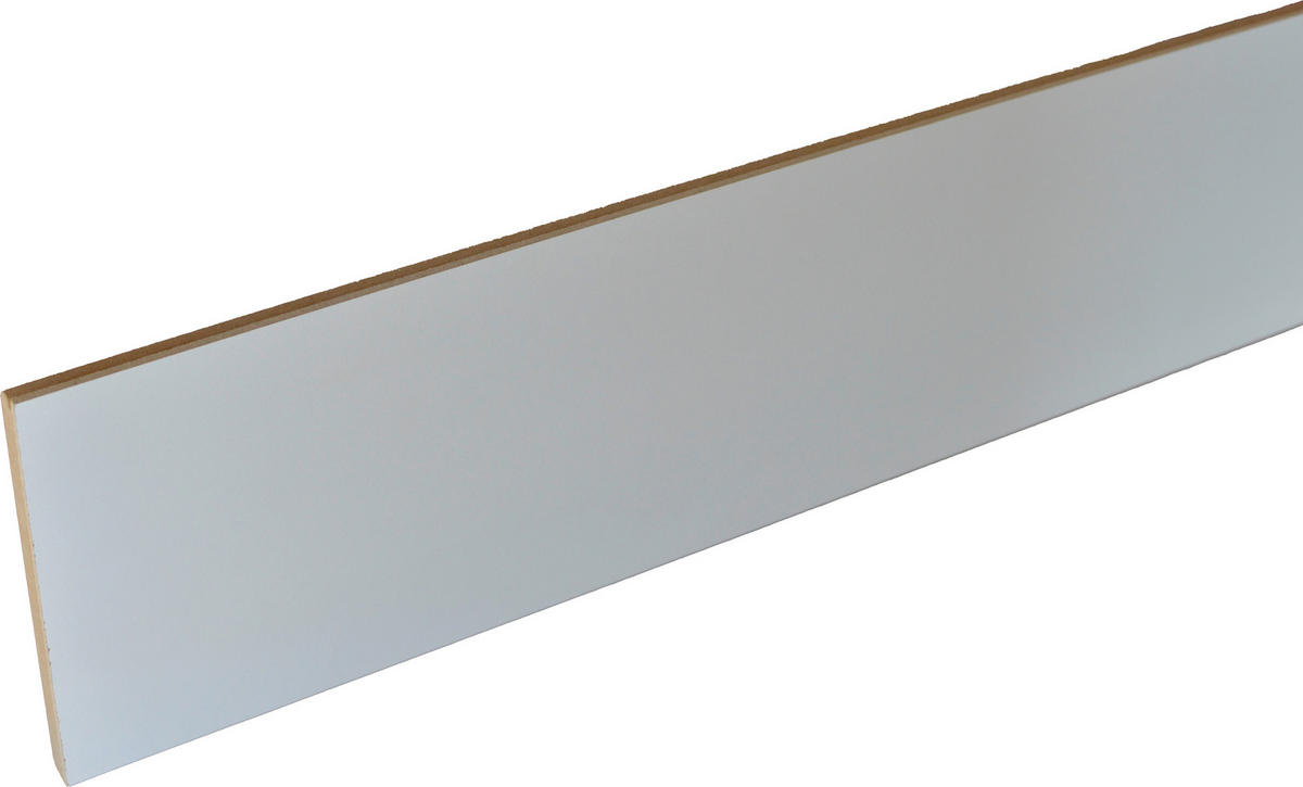 SOCKEL  - Weiß, Basics, Holzwerkstoff (105/15,5/1,3cm) - Impuls